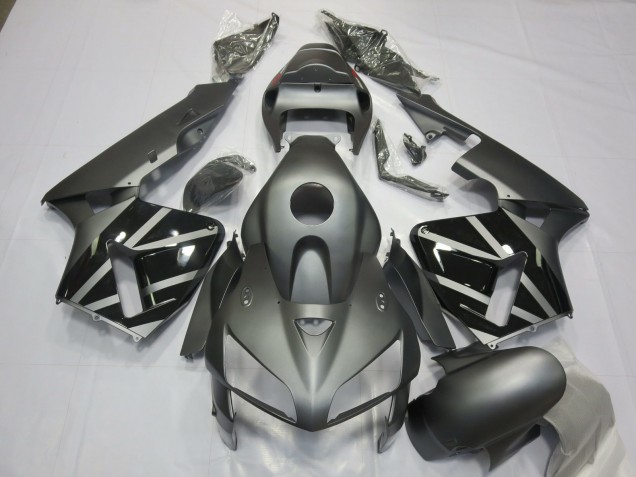 2005-2006 Matte Grey Black Honda CBR600RR Motorcycle Fairings Australia