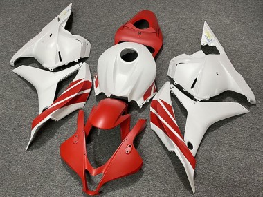 2009-2012 White Red Honda CBR600RR Motorcycle Fairings Australia