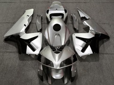 2005-2006 Matte Silver and Black Honda CBR600RR Motorcycle Fairings Australia