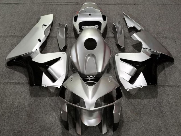 2005-2006 Matte Silver and Black Honda CBR600RR Motorcycle Fairings Australia