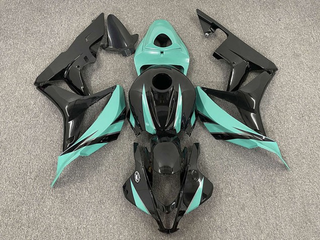 2007-2008 Mint Green Glossy Black Honda CBR600RR Motorcycle Fairings Australia