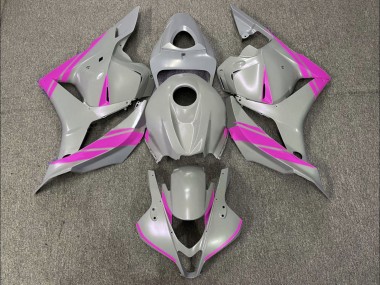 2009-2012 Nardo Grey Pink Honda CBR600RR Motorcycle Fairings Australia