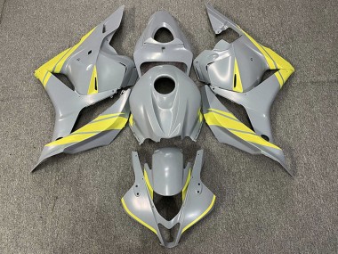 2009-2012 Nardo Grey Yellow Honda CBR600RR Motorcycle Fairings Australia