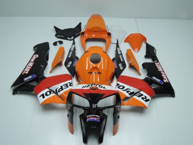 2005-2006 Orange Red White Black One Heart Repsol Honda CBR600RR Motorcycle Fairings Australia