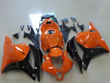 2009-2012 Orange Glossy Black Honda CBR600RR Motorcycle Fairings Australia