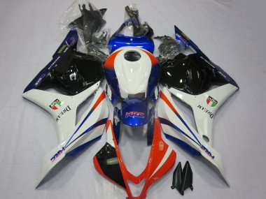 2009-2012 White Blue Red Glossy Black Honda CBR600RR Motorcycle Fairings Australia