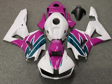 2013-2023 White Pink Emerald Honda CBR600RR Motorcycle Fairings Australia