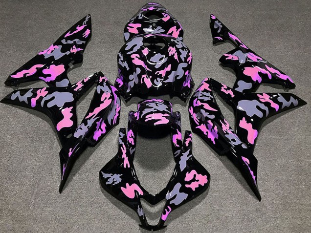2007-2008 Pink Grey Camouflage Honda CBR600RR Motorcycle Fairings Australia