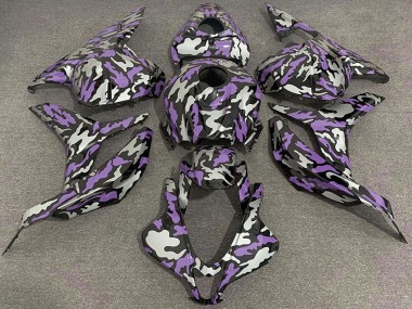 2009-2012 Purple Silver Camouflage Honda CBR600RR Motorcycle Fairings Australia