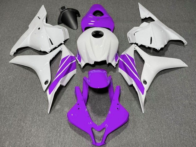 2009-2012 White Purple Stripe Honda CBR600RR Motorcycle Fairings Australia
