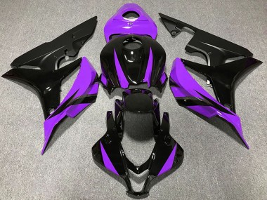 2007-2008 Purple Glossy Black Matte Black Honda CBR600RR Motorcycle Fairings Australia