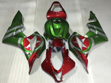 2007-2008 Red Green Captain America Honda CBR600RR Motorcycle Fairings Australia