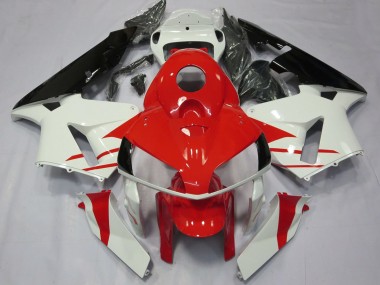 2005-2006 White Red Black Honda CBR600RR Motorcycle Fairings Australia