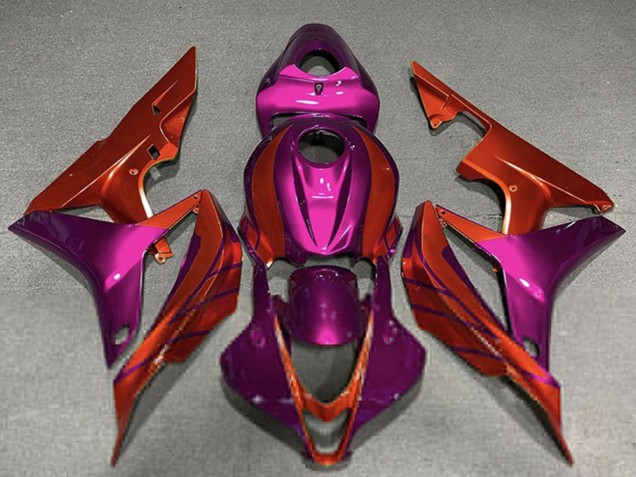 2007-2008 Violet Red Honda CBR600RR Motorcycle Fairings Australia