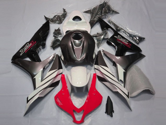 2007-2008 White Red Grey Glossy Black Honda CBR600RR Motorcycle Fairings Australia