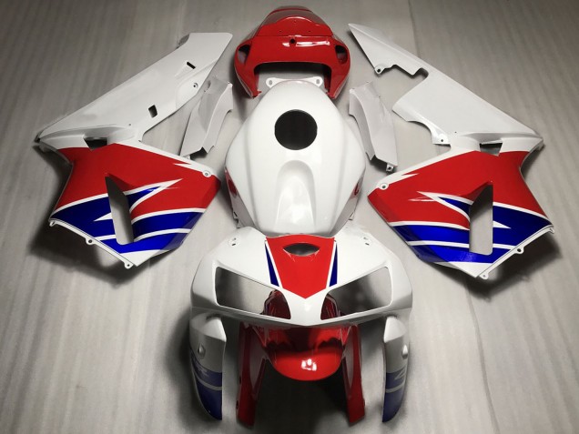 2005-2006 White Red Blue Honda CBR600RR Motorcycle Fairings Australia