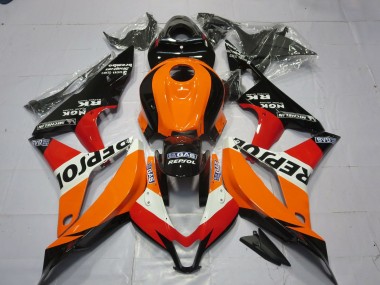 2007-2008 Orange White Red Glossy Black Repsol Honda CBR600RR Motorcycle Fairing Australia