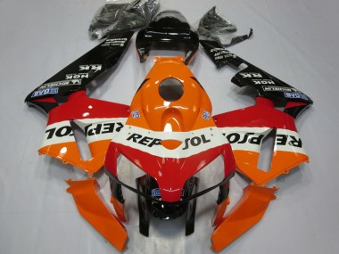 2005-2006 Orange White Red Glossy Black Repsol Honda CBR600RR Motorcycle Fairings Australia