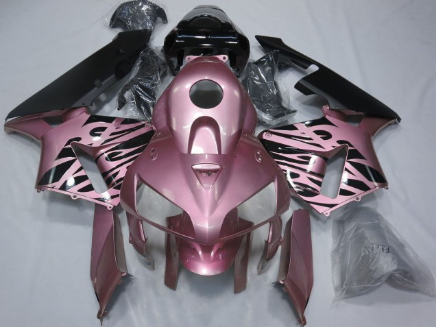 2005-2006 Rose Pink Flame Honda CBR600RR Motorcycle Fairings Australia