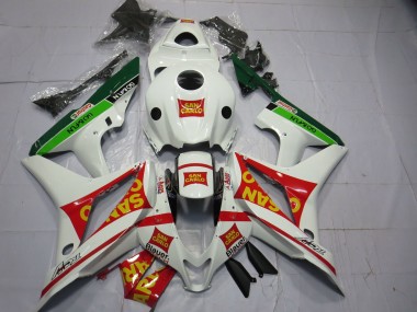 2007-2008 White Red Green Yellow San Carlo Honda CBR600RR Motorcycle Fairings Australia
