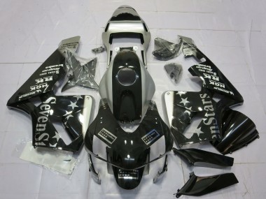 2003-2004 Silver Glossy Black SevenStars Honda CBR600RR Motorcycle Fairings Australia
