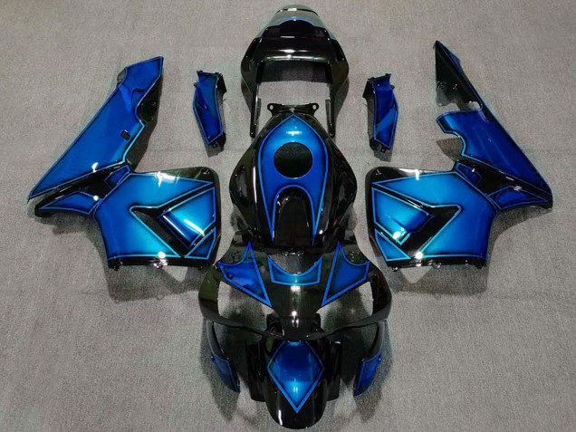 2003-2004 Blue Glossy Black Honda CBR600RR Motorcycle Fairings Australia