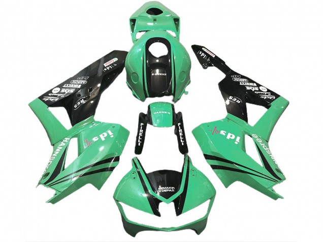 2013-2023 Green Glossy Black Honda CBR600RR Motorcycle Fairings Australia