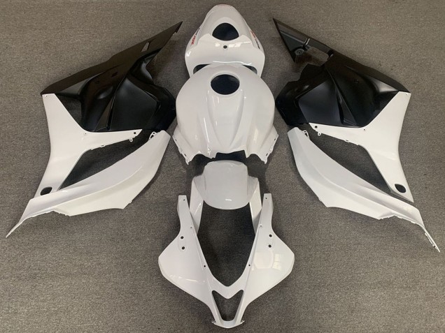 2009-2012 White Matte Black Honda CBR600RR Motorcycle Fairings Australia