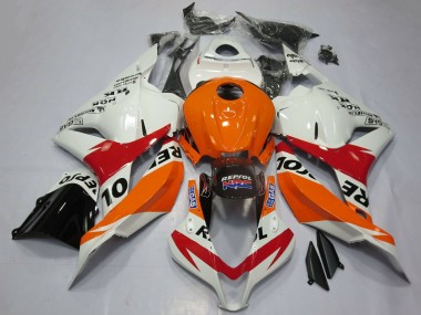 2009-2012 Orange White Red Glossy Black Repsol Honda CBR600RR Motorcycle Fairings Australia