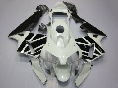 2003-2004 White Glossy Black OEM Style Honda CBR600RR Motorcycle Fairings Australia