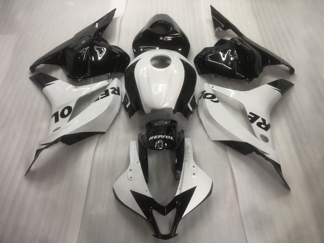 2009-2012 White Glossy Black Repsol Honda CBR600RR Motorcycle Fairings Australia