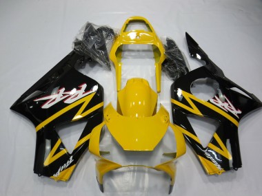 2002-2003 Yellow Glossy Black Honda CBR954RR Motorcycle Fairings Australia