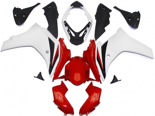 2011-2013 White Red Glossy Black Honda CBR600F Abs Motorcycle Fairings Australia