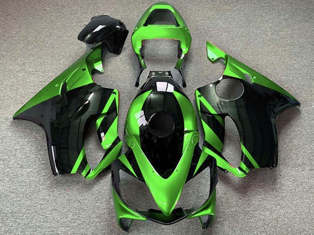 2001-2003 Green Glossy Black Honda CBR600 F4i Motorcycle Fairings Australia
