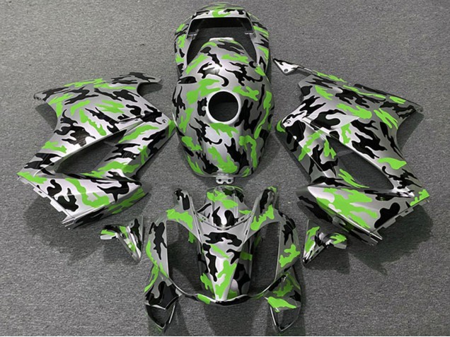 2002-2013 Green Camouflage Honda VFR 800 Motorcycle Fairings Australia