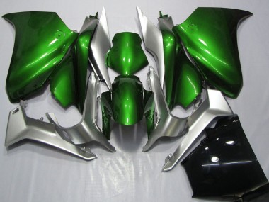2010-2014 Silver Green Honda VFR 1200 Motorcycle Fairings Australia