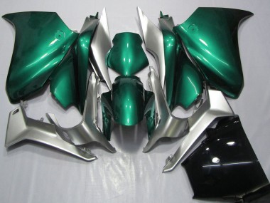 2010-2014 Silver Seafoam Green Honda VFR 1200 Motorcycle Fairings Australia