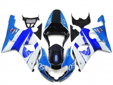 2000-2002 Blue White Black 05 Suzuki GSXR 1000 Motorcycle Fairings Australia