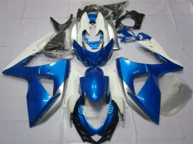 2009-2016 Blue White Suzuki GSXR 1000 Motorcycle Fairings Australia