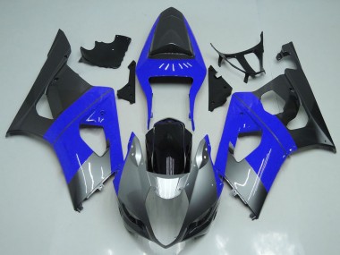2003-2004 Blue Silver Black Suzuki GSXR 1000 Motorcycle Fairings Australia