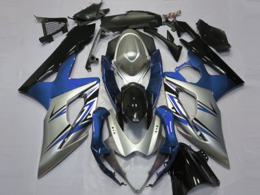 2005-2006 Blue Silver Black Suzuki GSXR 1000 Motorcycle Fairings Australia