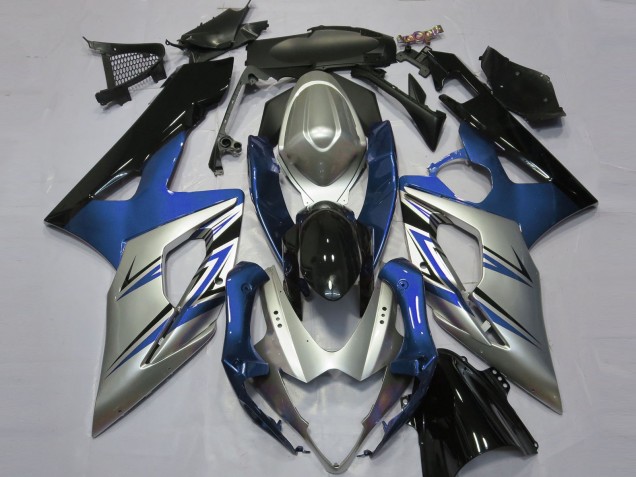 2005-2006 Blue Silver Black Suzuki GSXR 1000 Motorcycle Fairings Australia
