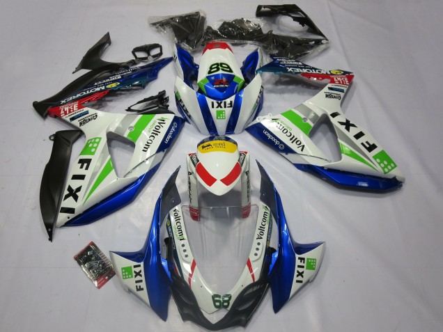 2009-2016 Fixi Suzuki GSXR 1000 Motorcycle Fairings Australia