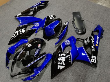 2005-2006 Blue Glossy Black White Suzuki GSXR 1000 Motorcycle Fairings Australia