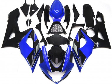 2005-2006 Blue Glossy Black Suzuki GSXR 1000 Motorcycle Fairings Australia
