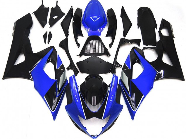 2005-2006 Blue Glossy Black Suzuki GSXR 1000 Motorcycle Fairings Australia