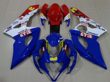 2005-2006 White Red Blue Yellow Suzuki GSXR 1000 Motorcycle Fairings Australia