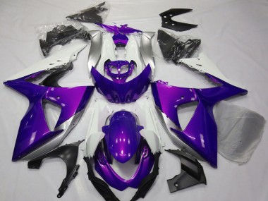 2009-2016 Purple White Suzuki GSXR 1000 Motorcycle Fairings Australia