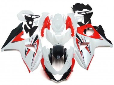 2009-2016 White Red Black Suzuki GSXR 1000 Motorcycle Fairing Australia