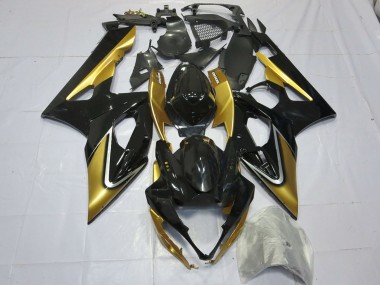 2005-2006 Gold Black Suzuki GSXR 1000 Motorcycle Fairings Australia